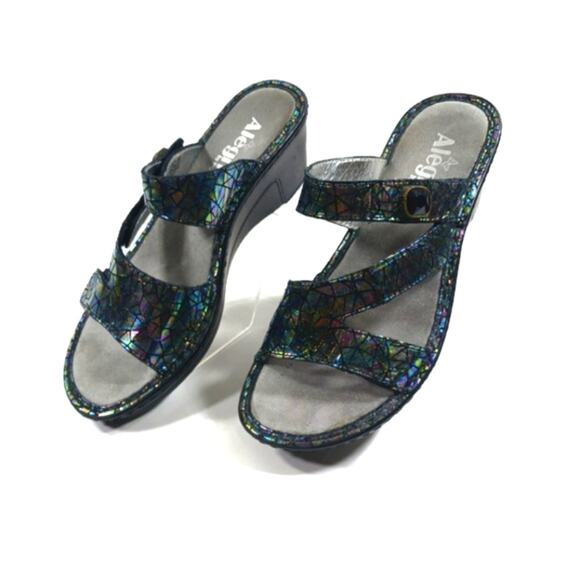 SS1544 EUC $100 ALEGRIA Sandals size 36 US 6/6.5 - Picture 4 of 11